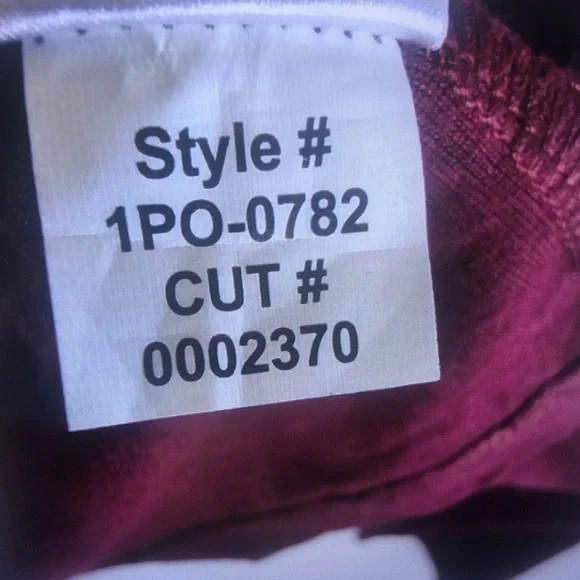 Men's Quarter-Zip Knit Sweater - Burgundy - Picture 4 of 6